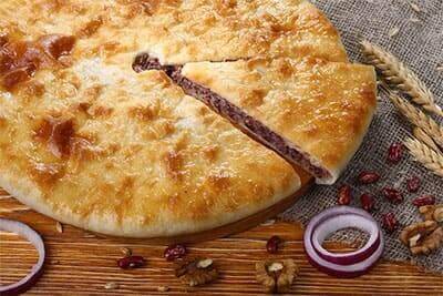 С фасолью и грецким орехом