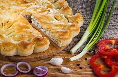 С индейкой и болгарским перцем