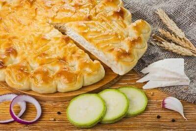 С индейкой, кабачками и сыром