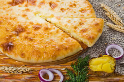 С картофелем и зеленью