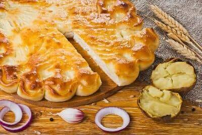 С курицей и картофелем