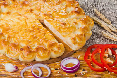 С лососем и овощами